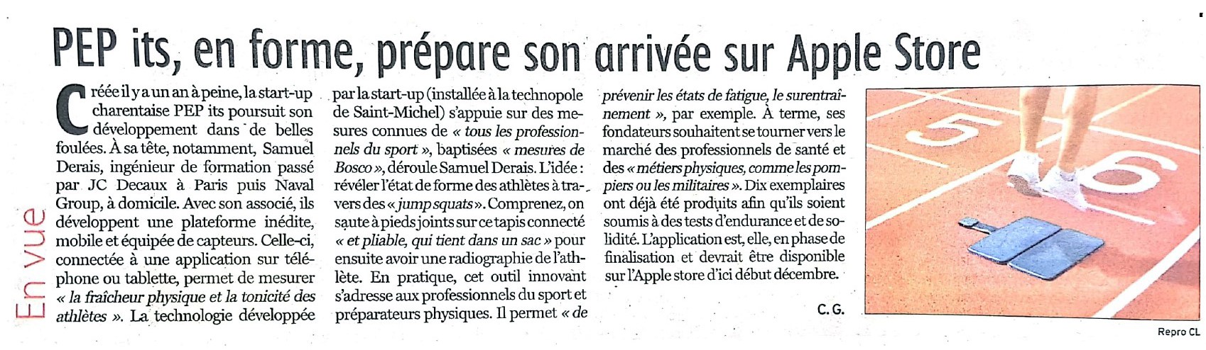 article Charente libre